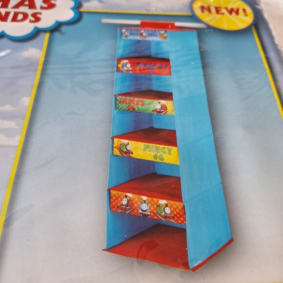 2013 Thomas The Train & Friends 5 Shelf Closet Organizer Folds Flat Storage - Picture 2 of 6